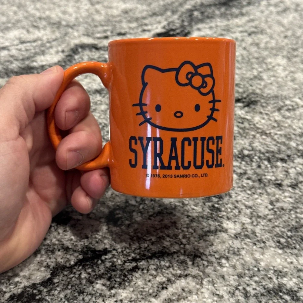 Hello Kitty Syracuse University Orange‎ Mug 2013 Sanrio Rare